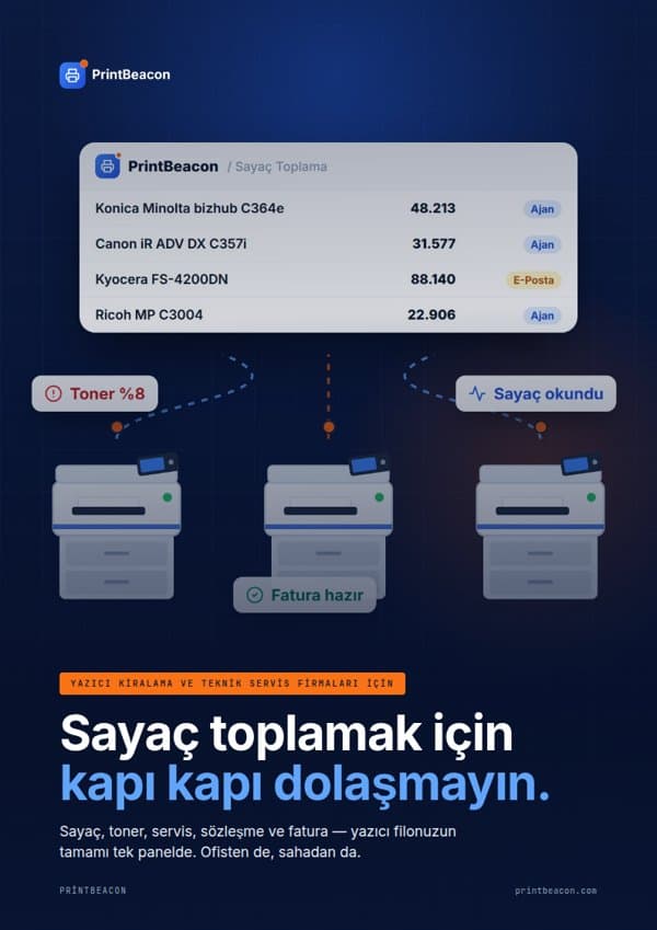PrintBeacon tanıtım broşürünün kapağı